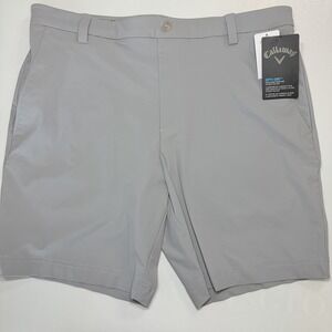 Callaway Golf Shorts Boys Large Gray Opti Dri Stretch Performance Active Waistba
